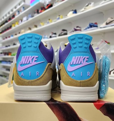 Air Jordan 4 X Union La Desert Moss