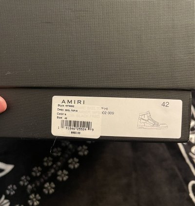Amiri Skel High-top Sneakers Bred