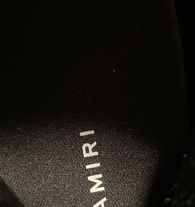 Amiri Skel Hightops Black And White Eu 43 Us 10 Skeleton