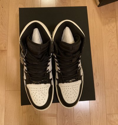 Amiri Skel Hightops Black And White Eu 43 Us 10 Skeleton