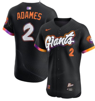 Willy Adames Jersey 2 San Francisco Giants 2025 City Connect Vapor Premier Elite Stitched