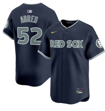 Wilyer Abreu Jersey 52 Boston Red Sox 2025 City Connect Vapor Premier Limited Stitched Navy
