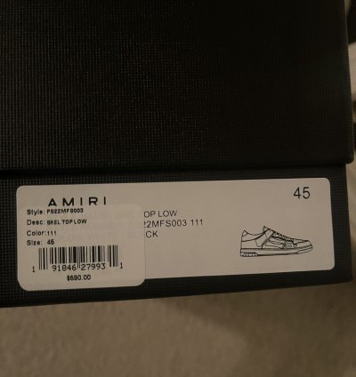 Amiri Skel Low Top