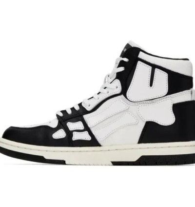 Amiri Skel Skeleton High-top Leather Sneakers 43 Us 10 New