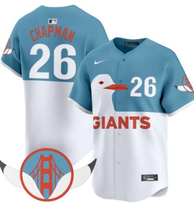 Matt Chapman Jersey 26 San Francisco Giants Seagull 2025 Vapor Premier Limited Stitched