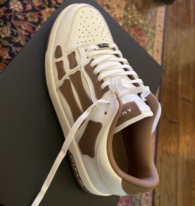 Amiri Skel Sneaker White Brown