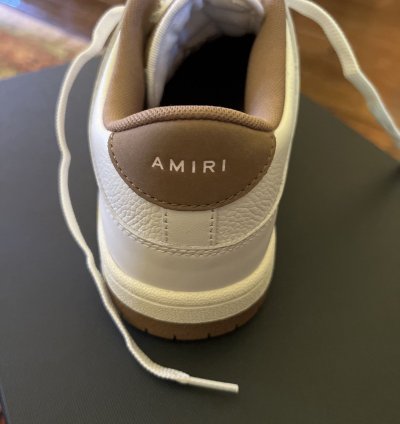 Amiri Skel Sneaker White Brown