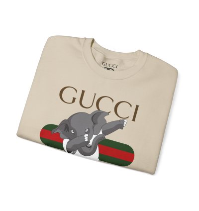 Gucci Elephant Sand Sweatshirt - Size Usa
