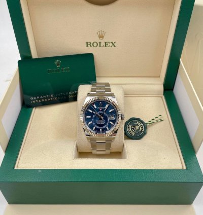 Rolex Sky-dweller 326934 Blue Dial Oyster Bracelet Unworn 2023