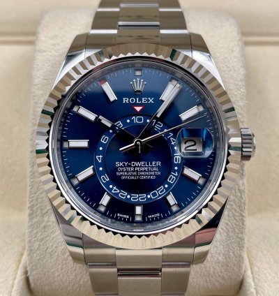 Rolex Sky-dweller 326934 Blue Dial Oyster Bracelet Unworn 2023