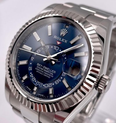 Rolex Sky-dweller 326934 Blue Dial Oyster Bracelet Unworn 2023