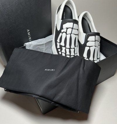 Amiri Skel Toe Slip On Sneakers