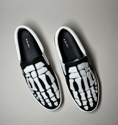 Amiri Skel Toe Slip On Sneakers