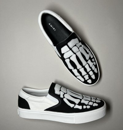 Amiri Skel Toe Slip On Sneakers