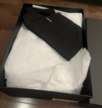 Amiri Skel Top Black White Sneakers