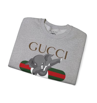 Gucci Elephant Grey Sweatshirt - Size Usa