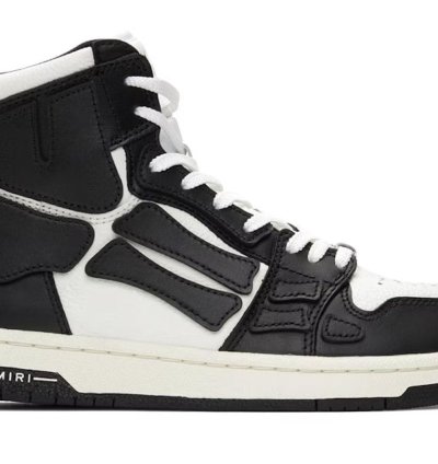 Amiri Skel Top Hi - Black And White