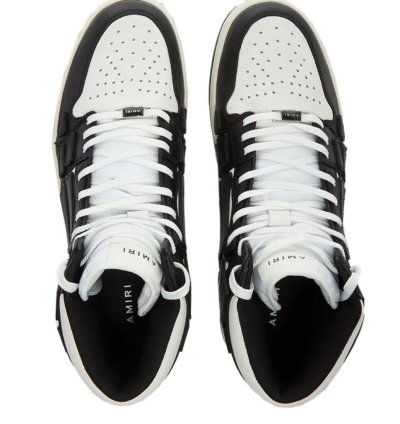 Amiri Skel Top Hi - Black And White