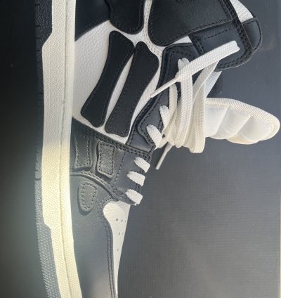Amiri Skel Top Hi - Black And White