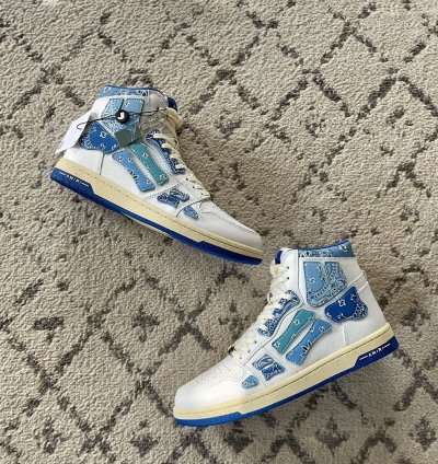 Amiri Skel Top Hi Bandana Blue