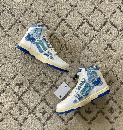 Amiri Skel Top Hi Bandana Blue