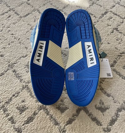 Amiri Skel Top Hi Bandana Blue