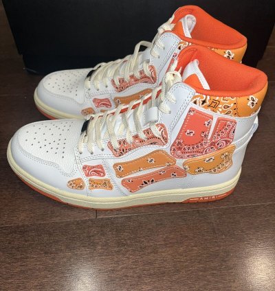 Amiri Skel Top Hi Bandana Sneakers