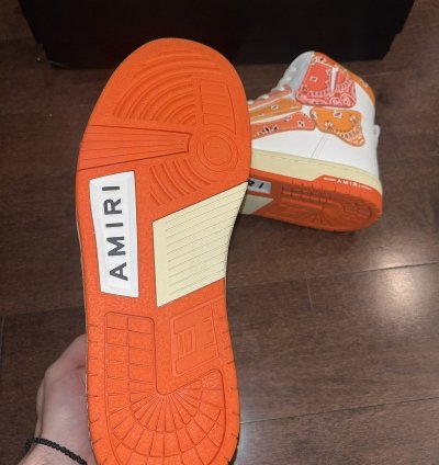 Amiri Skel Top Hi Bandana Sneakers
