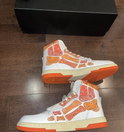 Amiri Skel Top Hi Bandana Sneakers
