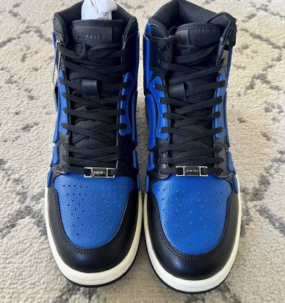 Amiri Skel Top Hi Black Blue