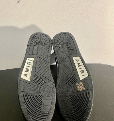 Amiri Skel Top Hi Black Blue