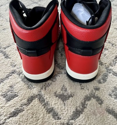 Amiri Skel Top Hi Black Red
