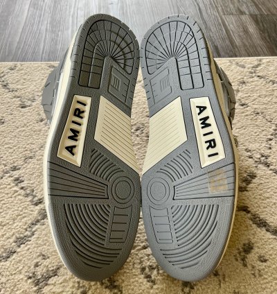 Amiri Skel Top Hi Grey
