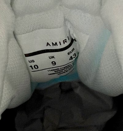 Amiri Skel Top Hi Grey