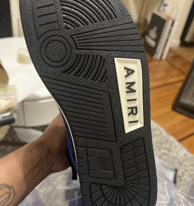 Amiri Skel Top Hi Royal Blue