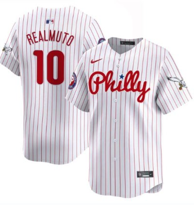 Jtrealmuto Jersey 10 Phillies And Eagles Vapor Premier Limited Stitched Pinstripe