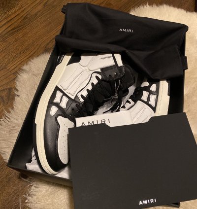 Amiri Skel Top Hi Sneaker Never Worn With Box Size 10