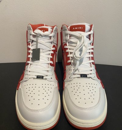 Amiri Skel Top Hi White Red