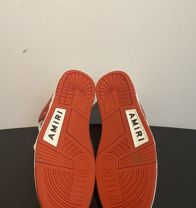 Amiri Skel Top Hi White Red