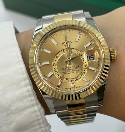 Rolex Sky-dweller 336933 Champ Oys