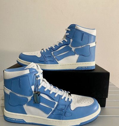 Amiri Skel Top High Unc Blue