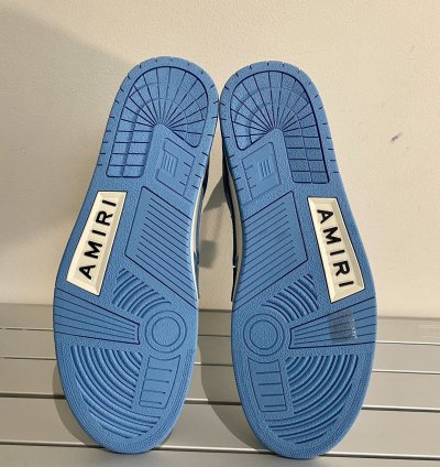 Amiri Skel Top High Unc Blue