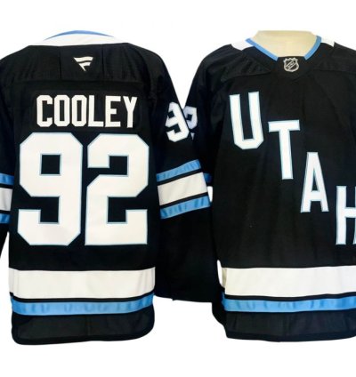 Utah Hockey Club 92 Logan Cooley Black Jersey