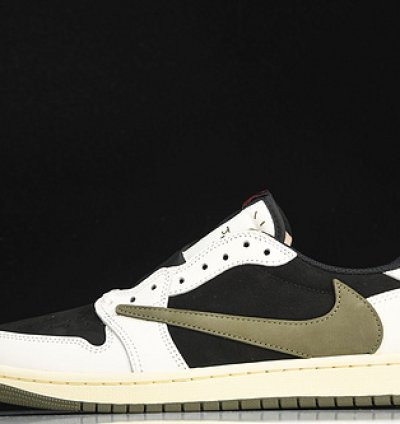 Travis Scott X Air Jordan Air 1 Low Og Sp olive