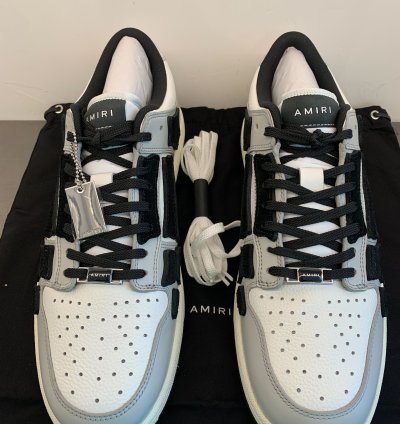 Amiri Skel Top Low Light Grey-white