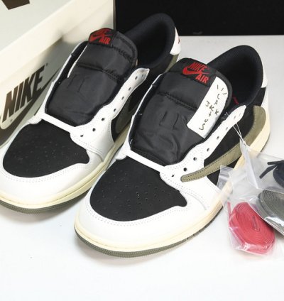 Travis Scott X Air Jordan Air 1 Low Og Sp olive