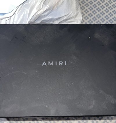 Amiri Skel Top Low Powder Blue White