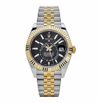 Rolex Sky-dweller 336933 Stainless Steel Yellow Gold Jubilee Black Dial 2024