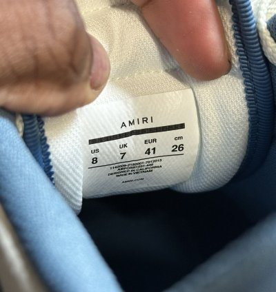 Amiri Skel Top Low Rare