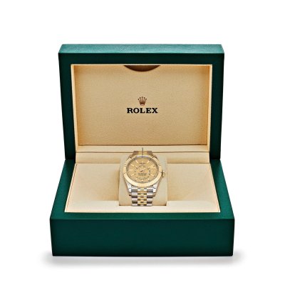 Rolex Sky-dweller 336933 Stainless Steel Yellow Gold Jubilee Champagne Dial 2024